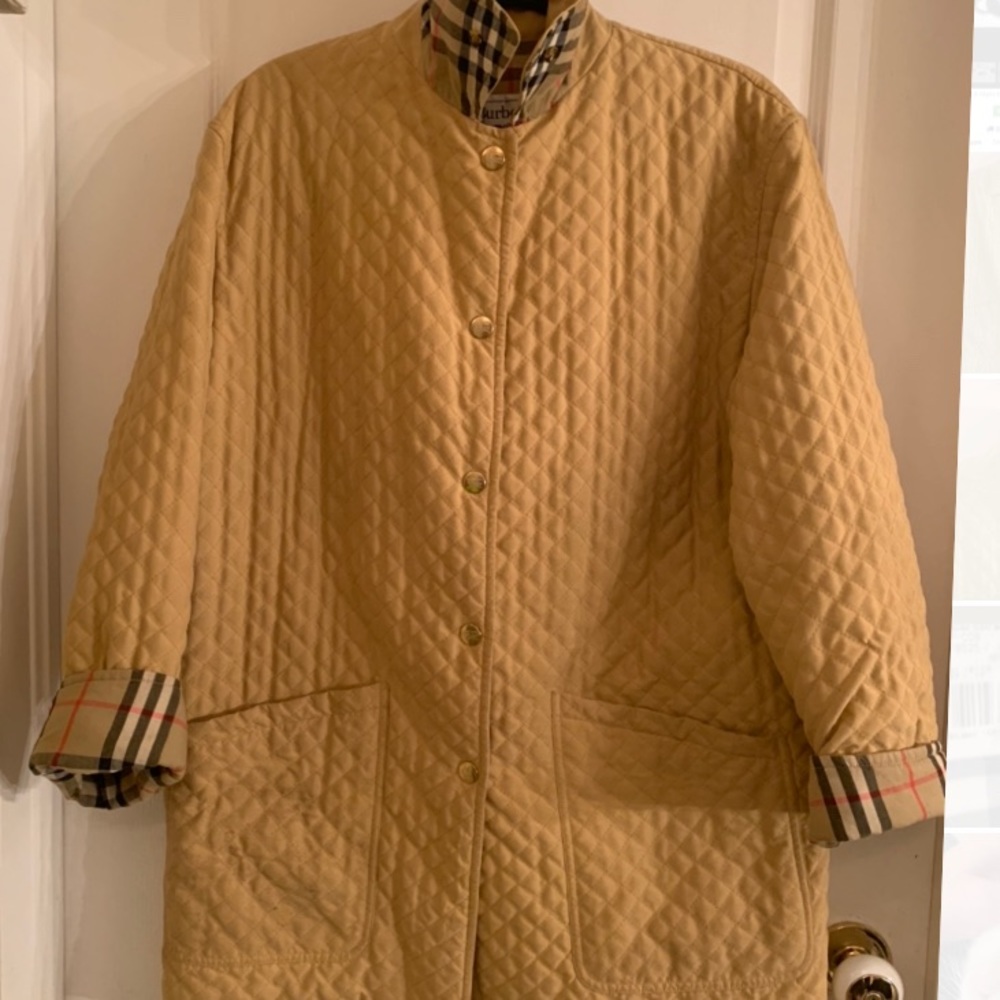 Vintage Burberry Quilted Barn Chore Jacket